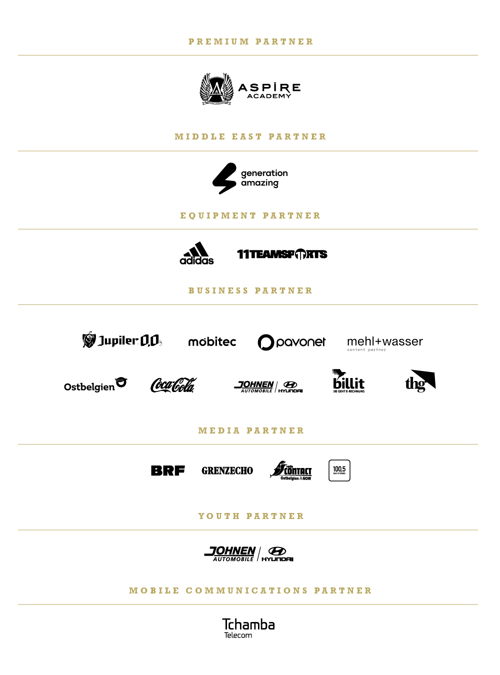 sponsors